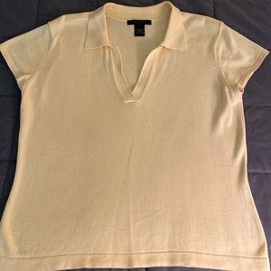 Vintage V Neck Knit Top
